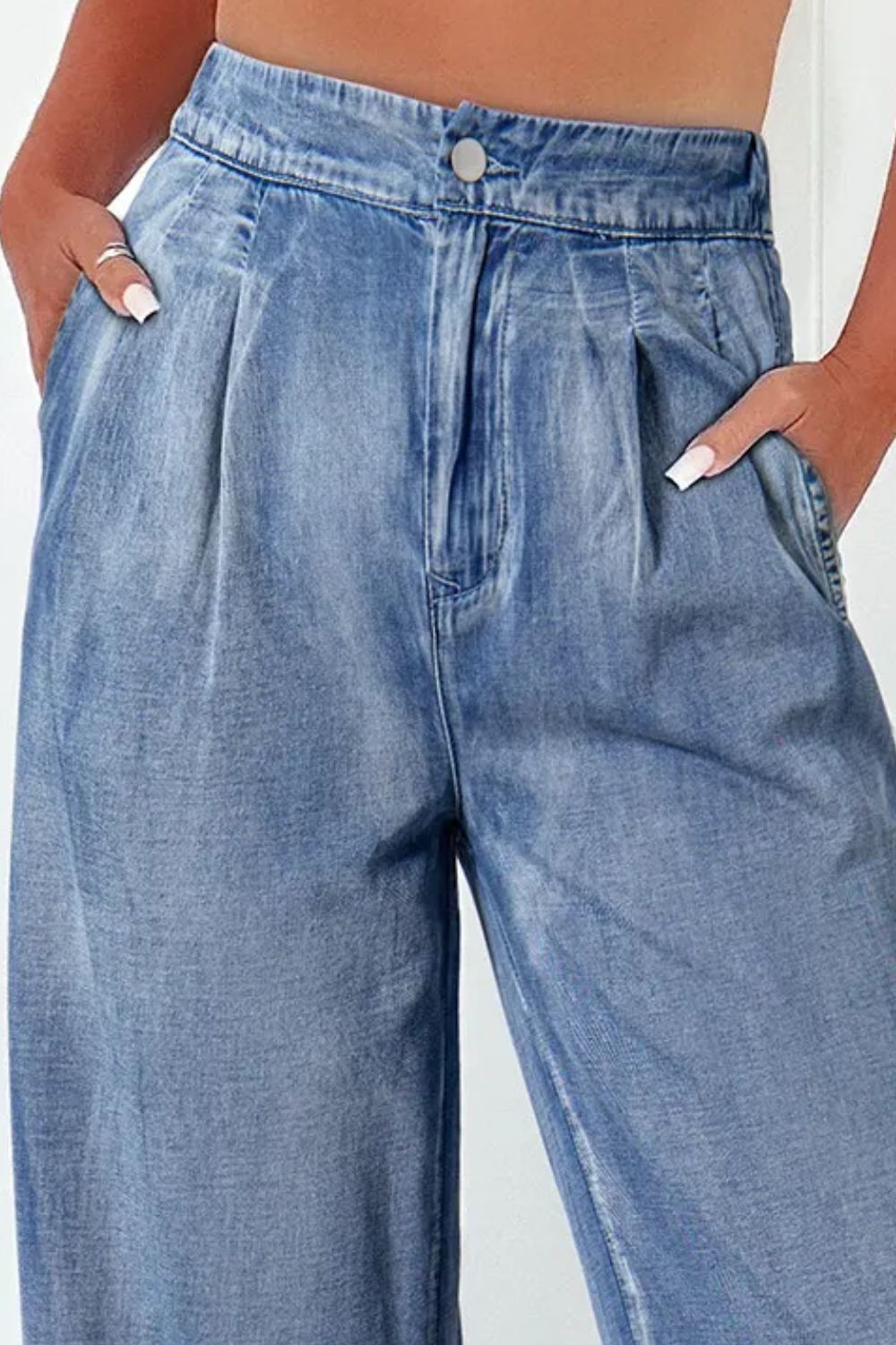 Hazel Blues® | High Waist Wide Leg Jeans