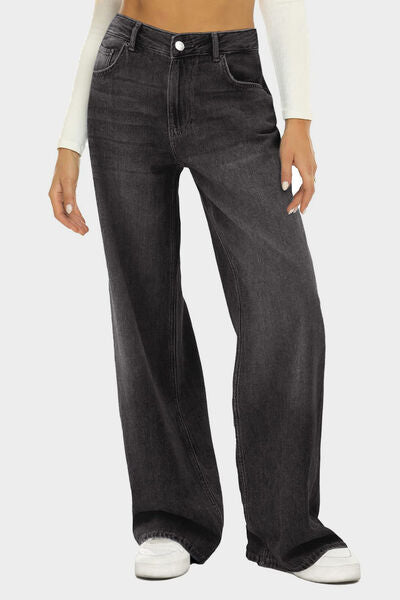 Hazel Blues® | High Waist Wide Leg Jeans