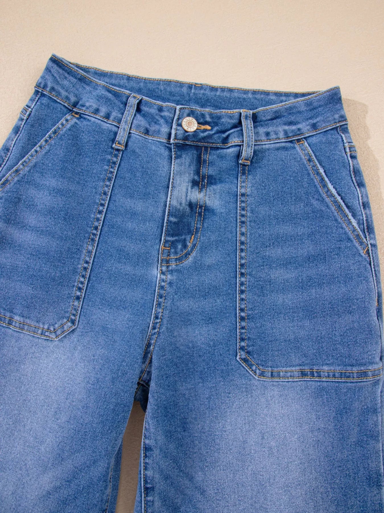 Hazel Blues® | High-Waisted Wide Leg Flare Jeans