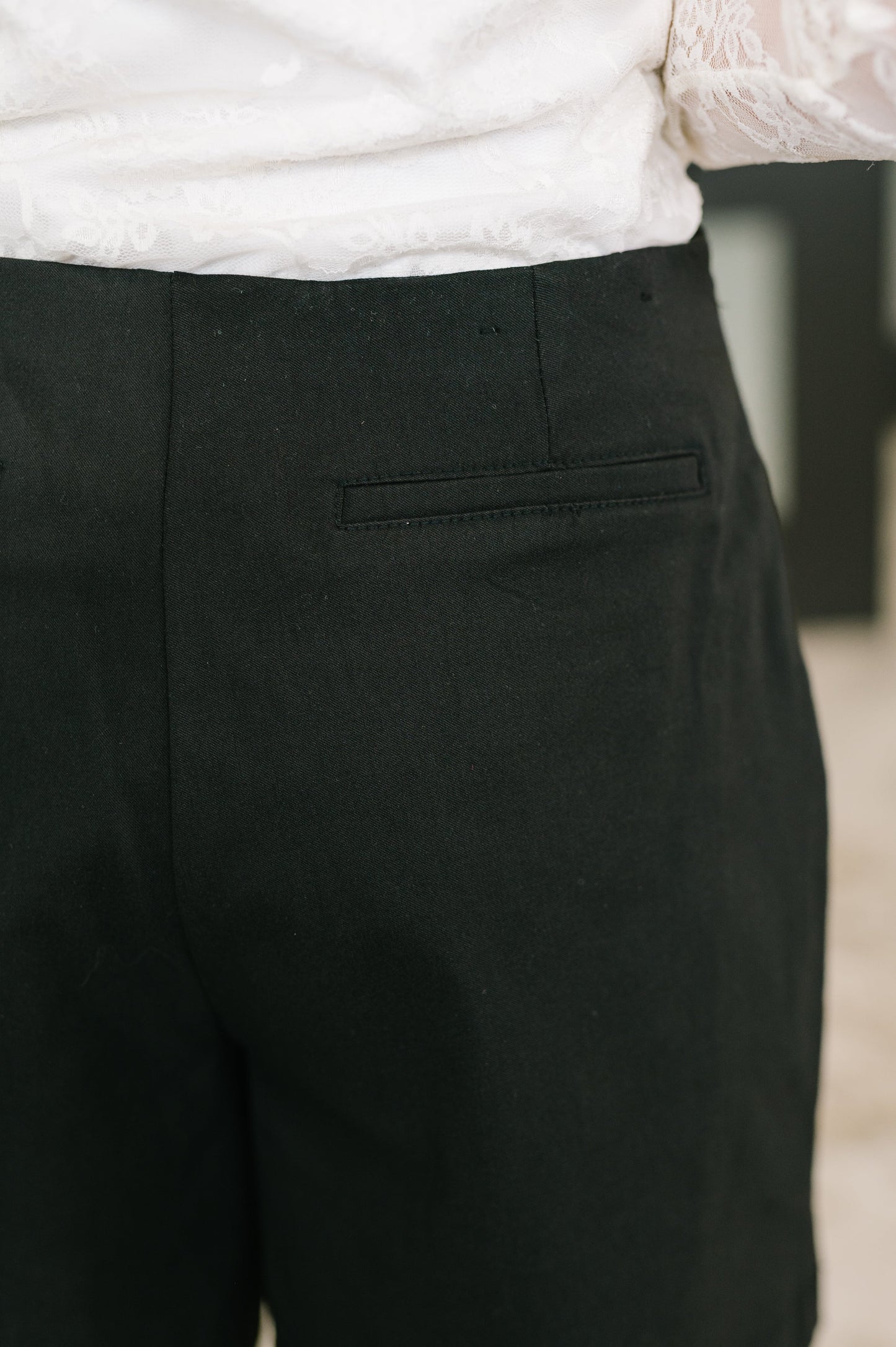 Hazel Blues® | Only Pair Faux Wrap Skort in Black