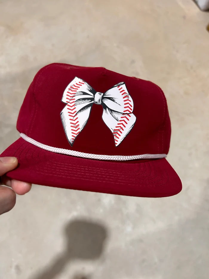 Baseball Bow Trucker Hat