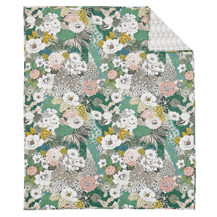 Levtex Home Bettina Floral Quilted Throw Throws