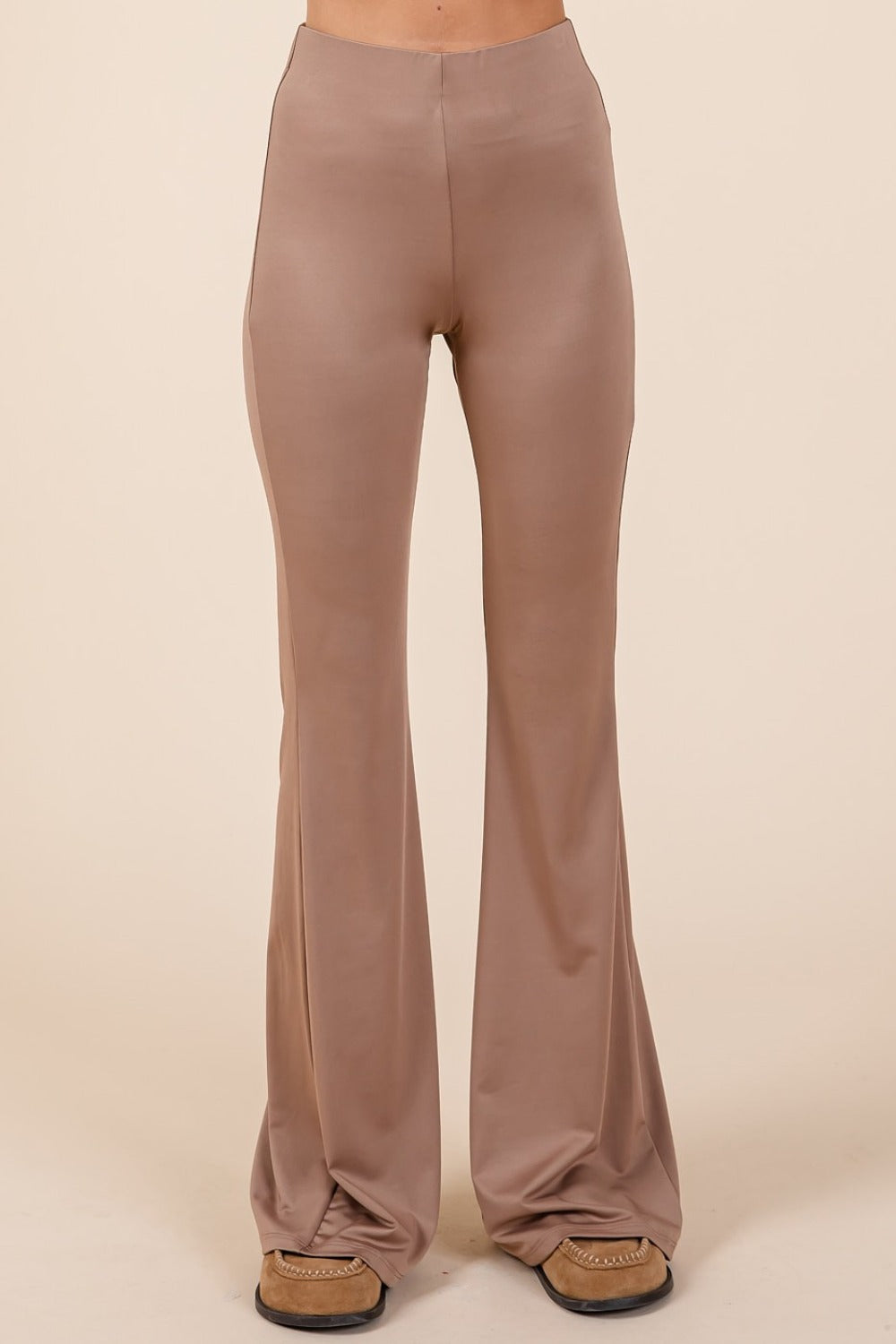 Hazel Blues® | Mittoshop Stretchy Soft Elastic Waist Flare Pants
