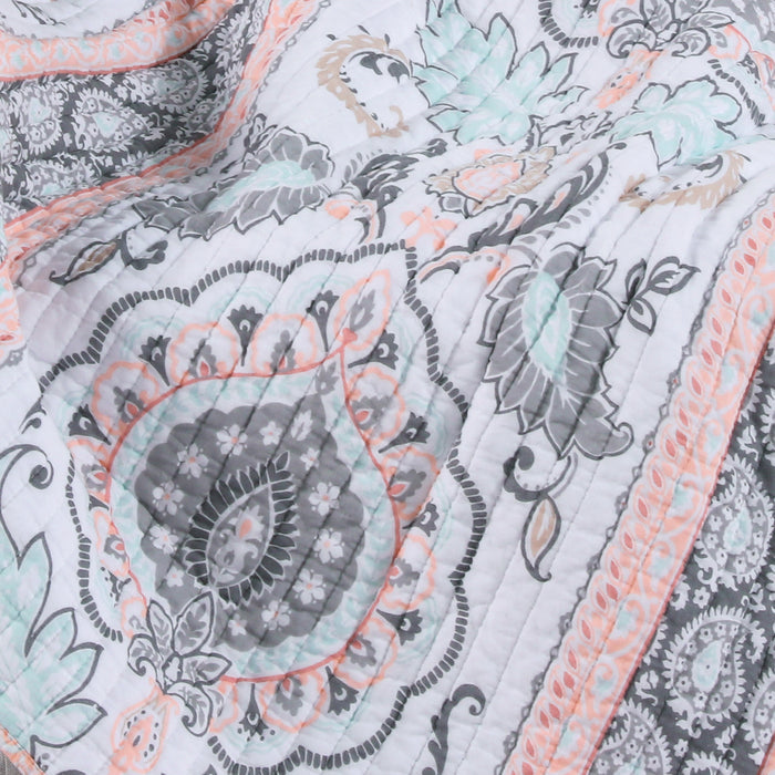 Levtex Home Darcy Quilted Throw Throws
