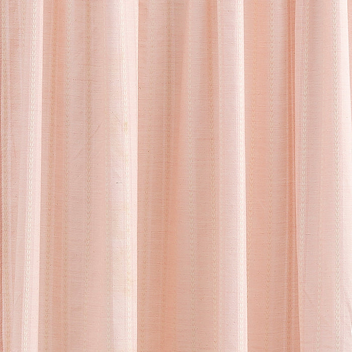 Levtex Home Imani Pink Herringbone Drape Panel Nursery Drapes