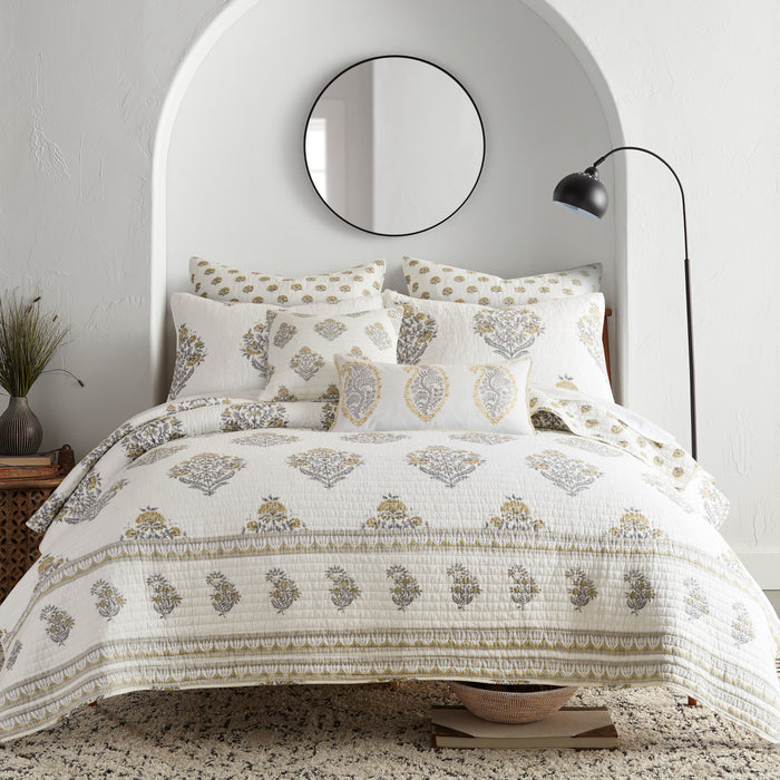 Levtex Home Kamira Ochre Matchback Pillow Decorative Pillows