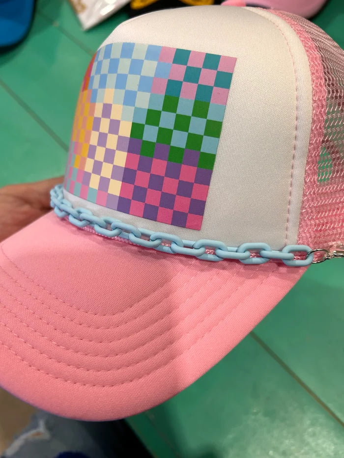 Light Blue Links Trucker Chain