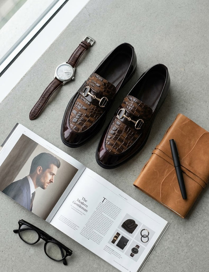 Maroon Formal Shoes for Men