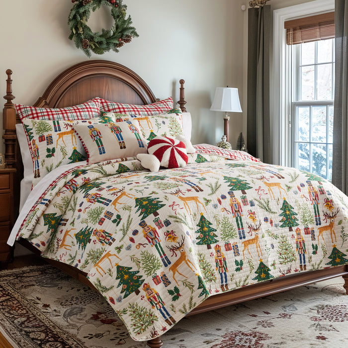 Levtex Home Nutcracker Euro Sham Set of 2 Euro Shams