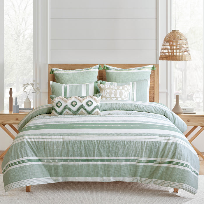 Levtex Home Pickford Green Tufted Pillow Decorative Pillows