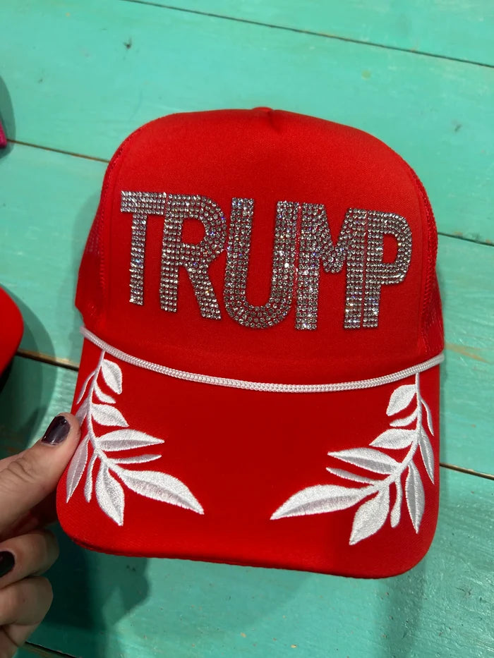 Rhinestone TRUMP Trucker