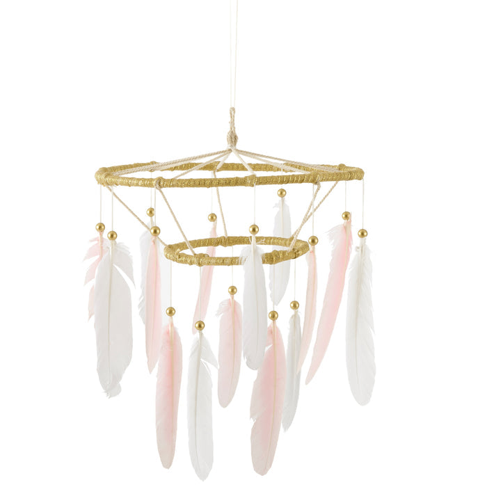 Levtex Home Skylar Feather Ceiling Hanging Nursery Wall Art