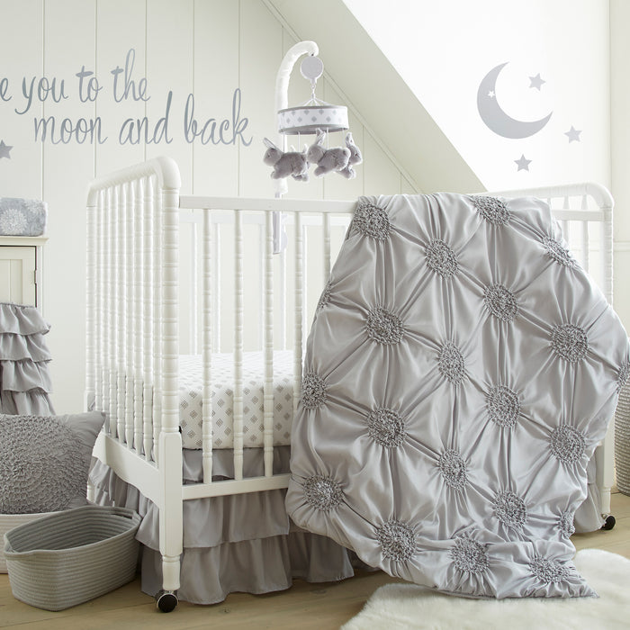 Levtex Home Willow Medallion Crib Fitted Sheet Crib Fitted Sheets