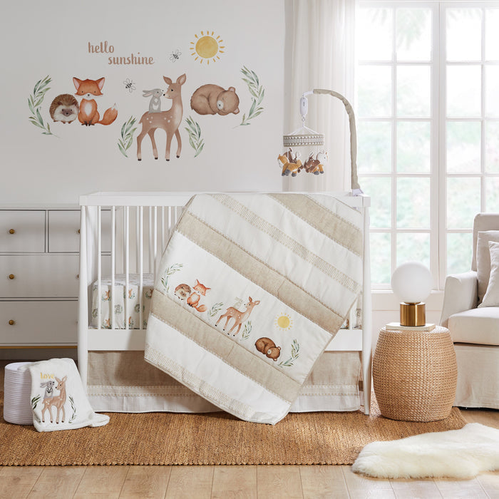 Levtex Home Woodland Pals Cotton Crib Fitted Sheet Crib Fitted Sheets