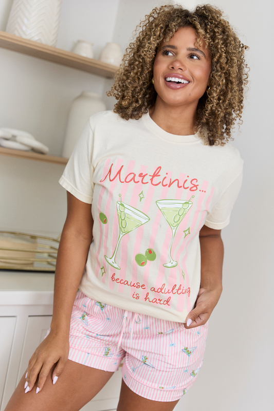 Adulting Is Hard Ivory Comfort Colors Graphic Tee