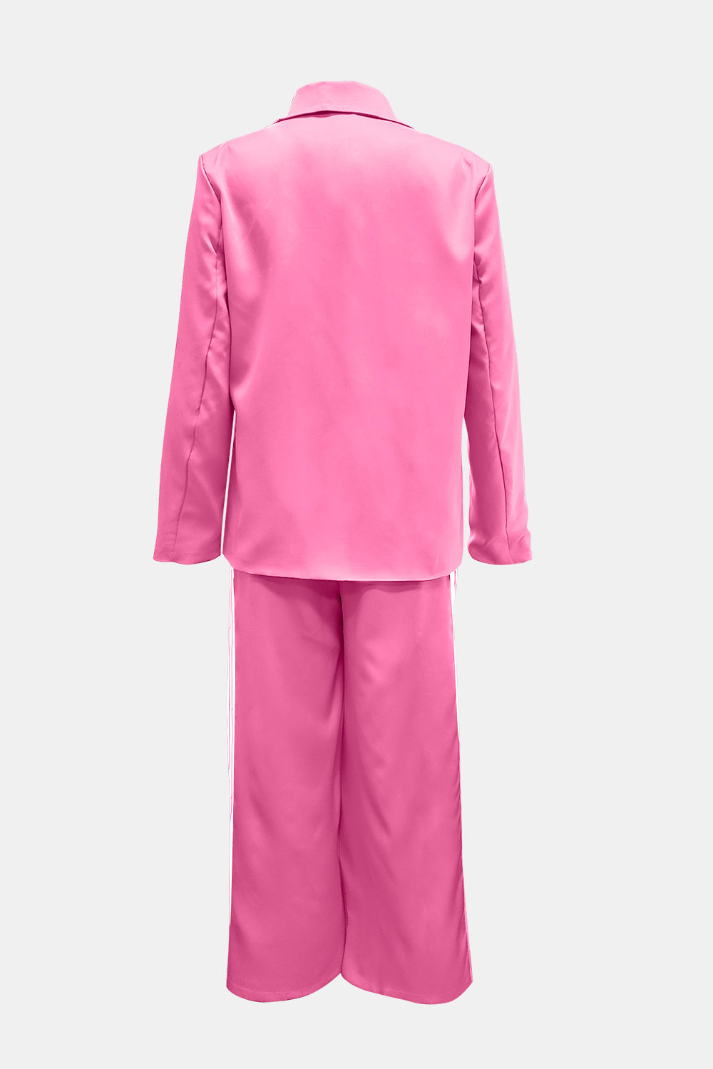 Hazel Blues® |  Side Striped Long Sleeve Blazer and Pants Set