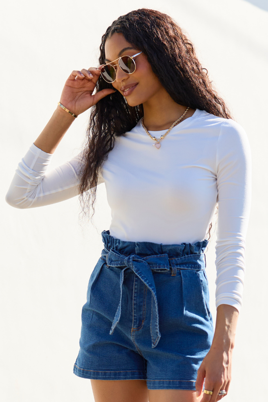 Andie Ivory Long Sleeve Tee SALE