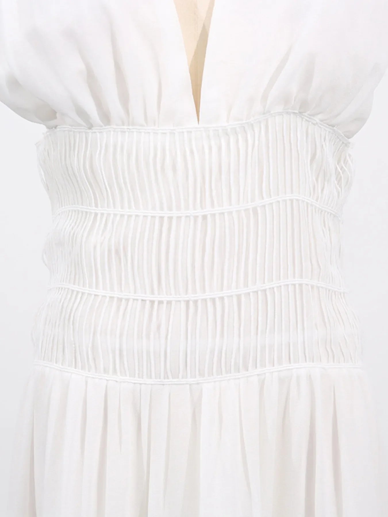 Hazel Blues® |  Tiered V-Neck Sleeveless Maxi Dress