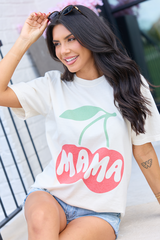 Cherry Mama Ivory Comfort Colors Graphic Tee