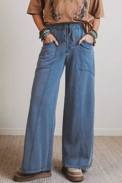 Hazel Blues® |  Relaxed Fit Drawstring Jeans
