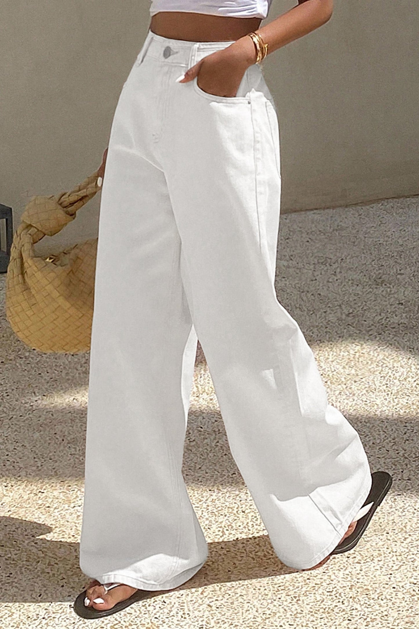 Hazel Blues® |  White Skies Jeans | White Jeans