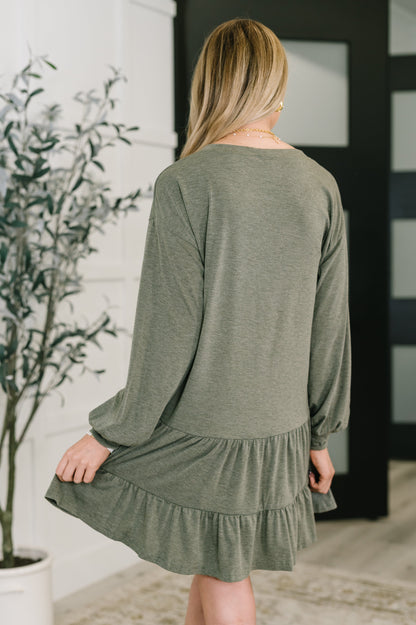 Hazel Blues® |  Autumn Breeze Long Sleeve Knit Dress