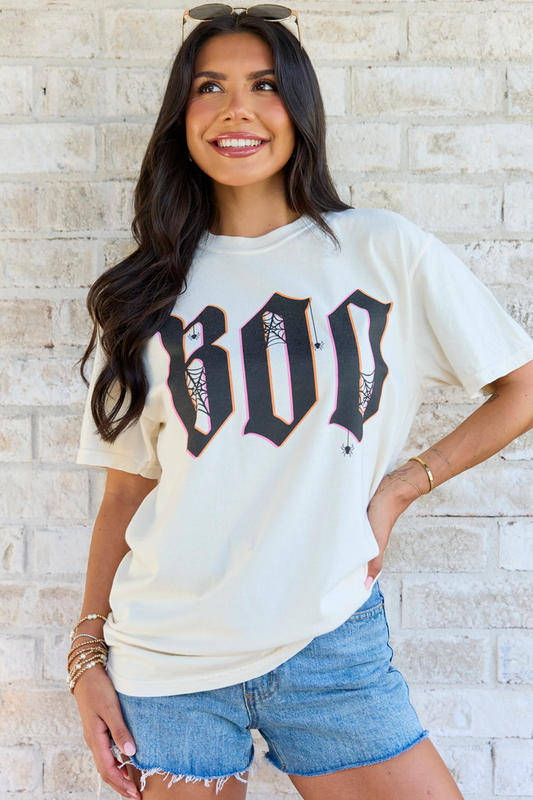 Boo Ivory Graphic Tee