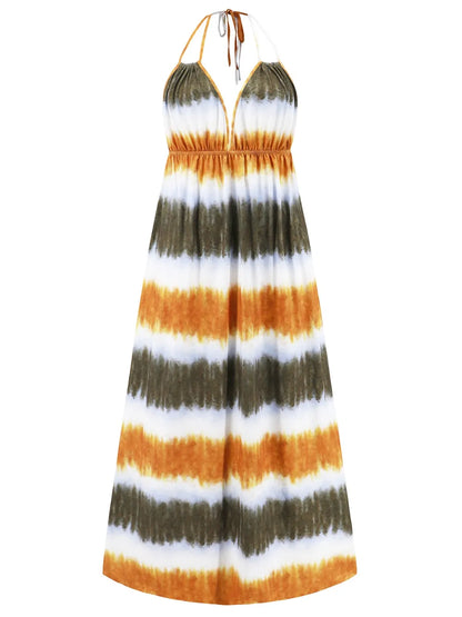 Hazel Blues® |  Tie-Dye Halter Neck Dress