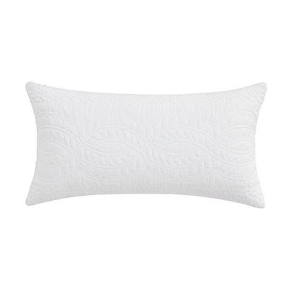 Levtex Home Ballou Bright White Rectangular Pillow Decorative Pillows