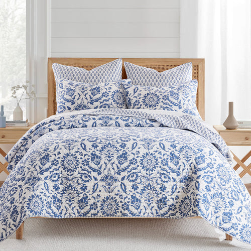 Levtex Home Clara Blue Quilt Set Quilts