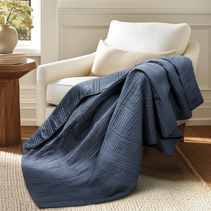 Levtex Home Cloud Waffle Quilted Throw Throws