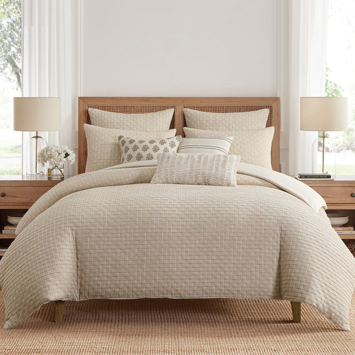 Cross Stitch Comforter Set