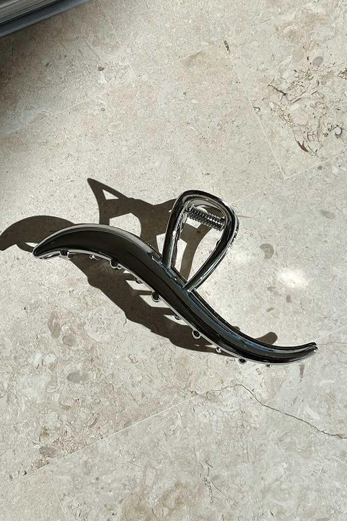 Emiko Claw Clip - Silver
