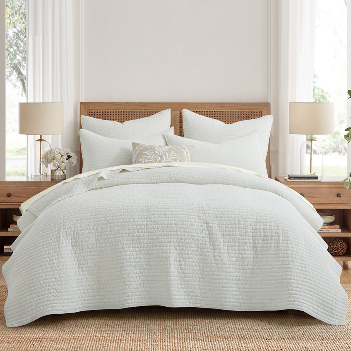 Levtex Home Eyelet Embroidered Floral Pillow Decorative Pillows