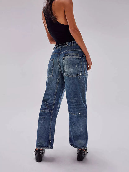 Hazel Blues® |  Washed Wide Leg Jeans