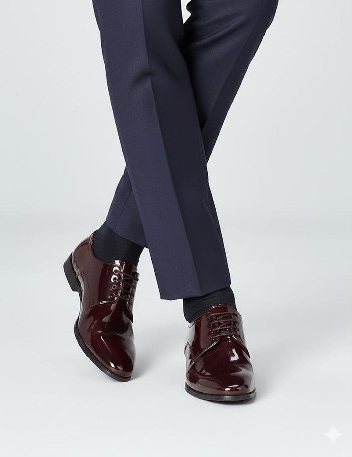 Lace-Up Leather Shoes Men Business Casual Shoes Men