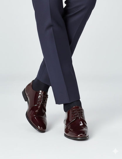 Lace-Up Leather Shoes Men Business Casual Shoes Men