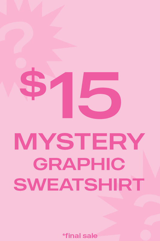 $15 Mystery Graphic Sweatshirt FINAL SALE