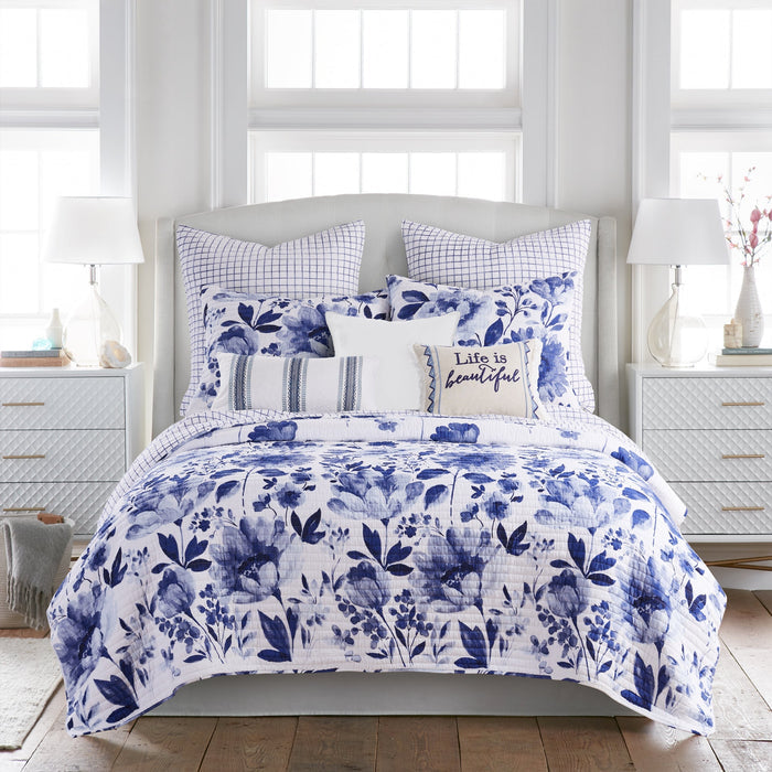 Levtex Home Riella Garden Euro Sham Set of 2 Euro Shams