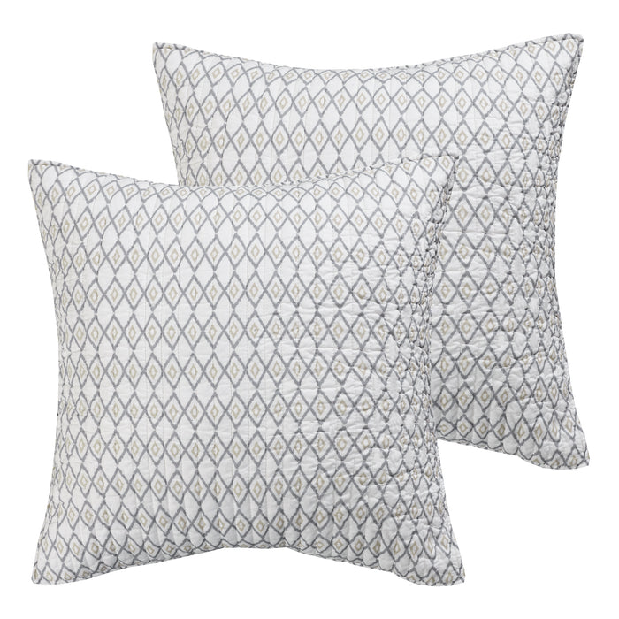 Tamsin Grey Euro Shams Set of 2