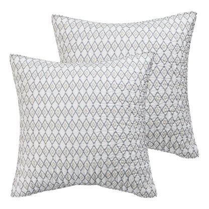 Tamsin Grey Euro Shams Set of 2