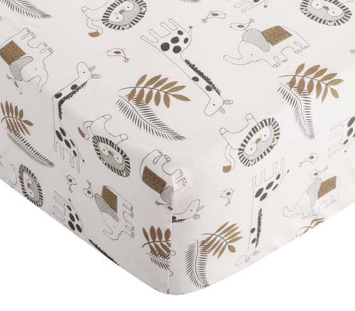 Levtex Home Tanzania Cotton Crib Fitted Sheet Crib Fitted Sheets