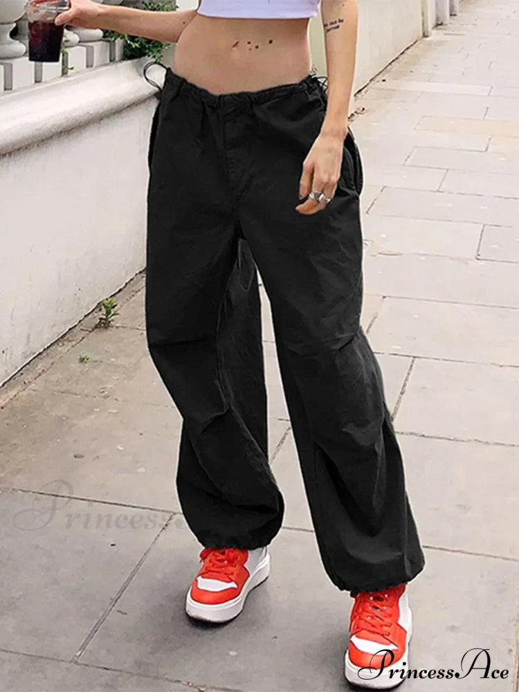 Women Fashion Casual Drawstring y2k Pants