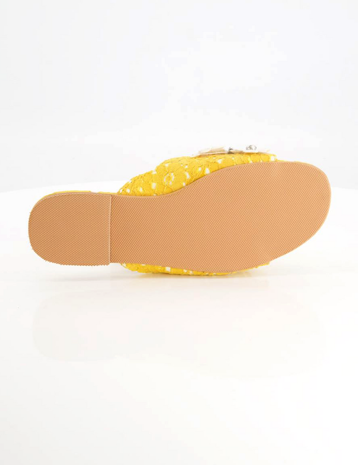Yellow | Fancy Slippers For Women