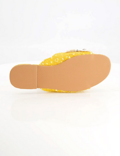 Yellow | Fancy Slippers For Women