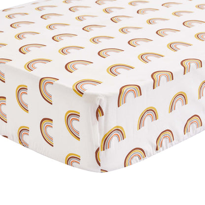 Levtex Home Zuma Rainbow Cotton Crib Fitted Sheet Crib Fitted Sheets